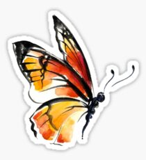 Watercolor Butterfly Sticker