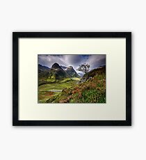 Three Sisters of Glencoe Framed Print