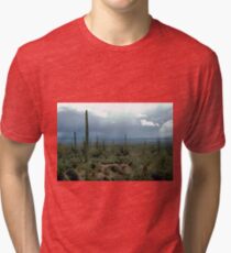 Arizona Desert and Cactuses Tri-blend T-Shirt