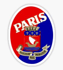 1925 Paris Luggage Label Sticker