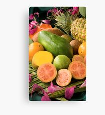 Tropical Fruit Canvas Print