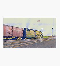 Pennsylvania Railroad 2-10-2, Angola NY, 1951 Photographic Print