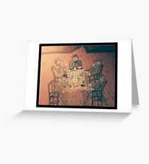 Gambler's Saloon Greeting Card