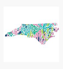 North Carolina Lilly Pulitzer Photographic Print