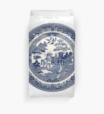 China Blaue Weide Bettbezug