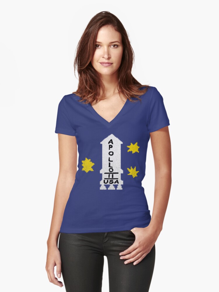 Download "Danny Torrance Apollo 11 Sweater " Women's Fitted V-Neck ...