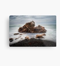 Rocks on a windy day, Boat Harbour, Tasmania Metal Print