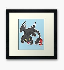 Toothless! Framed Print