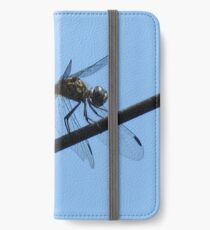 Blue dragonfly iPhone Wallet/Case/Skin