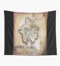 Twin size Classic Neverland Map Wall Tapestry