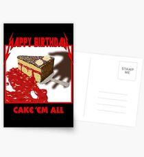 Cake Em All - Parody Postcards