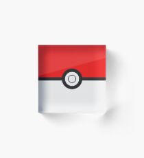 Pokéball Acrylic Block