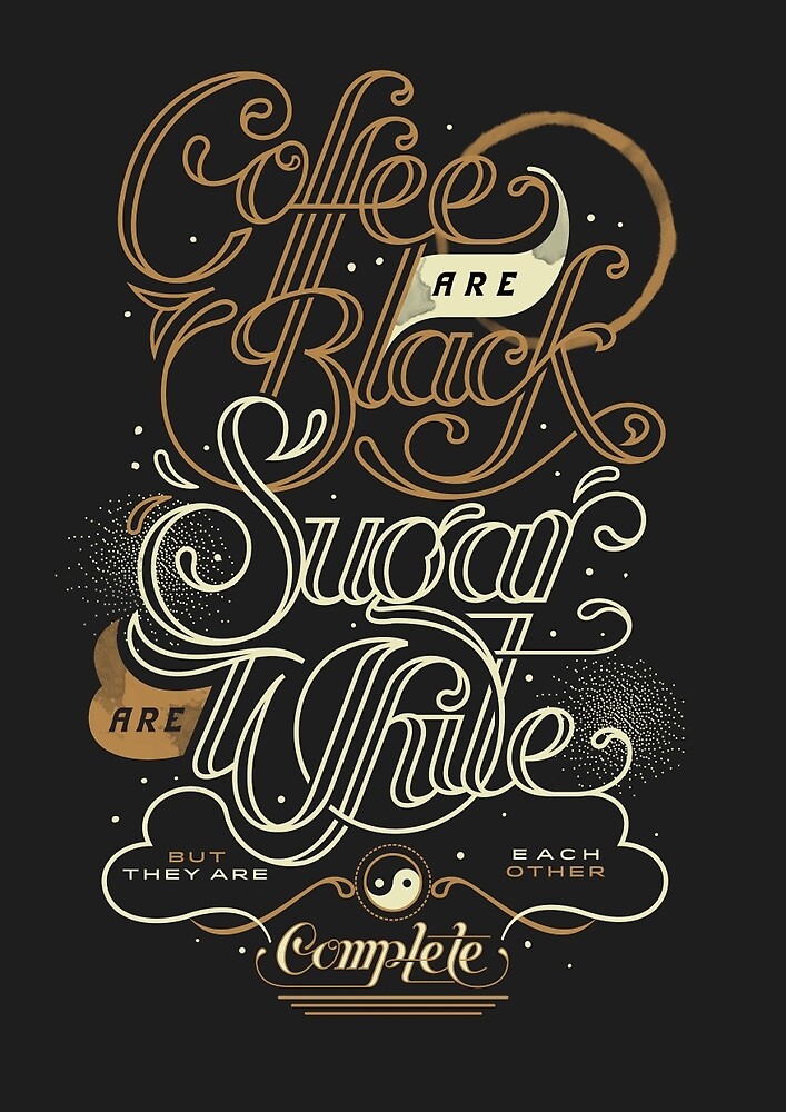 "Coffee Wisdom" by bogielicious Redbubble