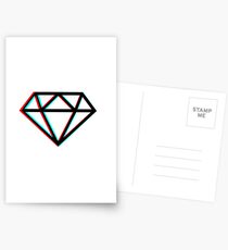 3D Diamond Postcards