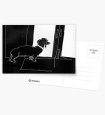 Watchful Boris Postcards