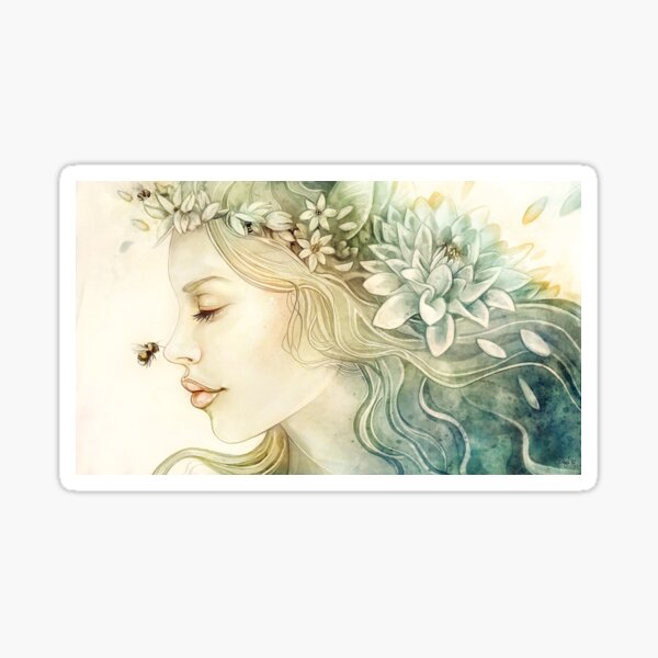 Teresa of the faint smile Sticker