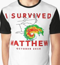 I Survived Hurricane Matthew Graphic T-Shirt