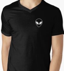 Alien Head Men's V-Neck T-Shirt