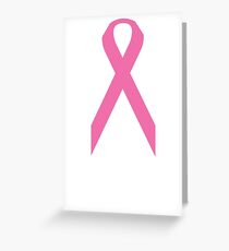 Breast Cancer Awareness ribbon Greeting Card