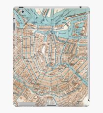 Vintage Map of Amsterdam (1905) iPad Case/Skin