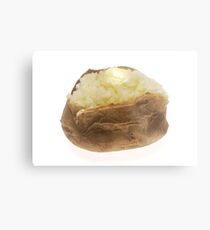 Baked Potato Metal Print