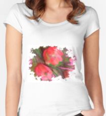 Tulips Women's Fitted Scoop T-Shirt