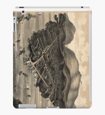 Vintage Pictorial Map of Bar Harbor (1886) iPad Case/Skin
