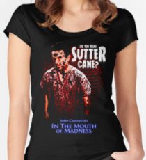 Sutter Cane John Carpenter Horror Movie T-Shirt Women's Fitted Scoop T-Shirt
