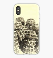 Lobster Pots in the harbour iPhone Case