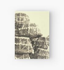 Lobster Pots in the harbour Hardcover Journal