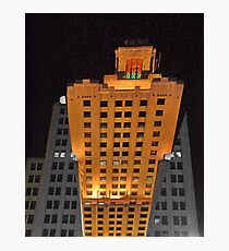 Skyscraper at night Photographic Print