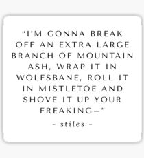 stiles Sticker