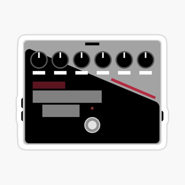 M-M-M-M-M-Modulation Pedal Sticker