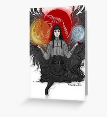 3 suns Greeting Card