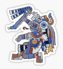 Pegatina Tlaloc: El que hace brotar las cosas