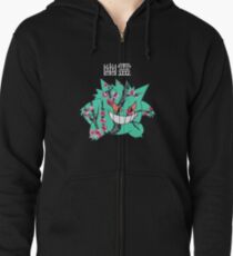 Sudadera con capucha y cremallera Fantasma espeluznante