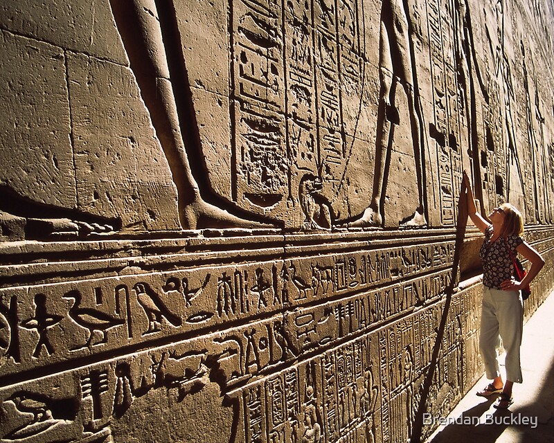 "Egyptian Wall Art" by Brendan Buckley Redbubble