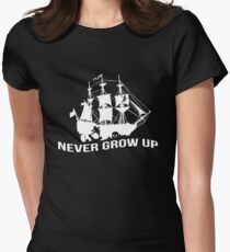Peter Pan - Never grow up Women's Fitted T-Shirt