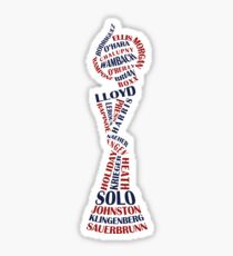 USA Women Soccer World Champions 2015 Sticker