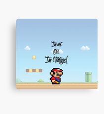 Vintage Mario Canvas Print