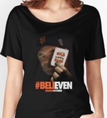 Giants Wild Card: #BeliEVEN Women's Relaxed Fit T-Shirt