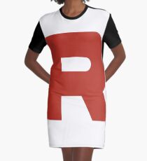 TEAM ROCKET POKEMON Graphic T-Shirt Dress