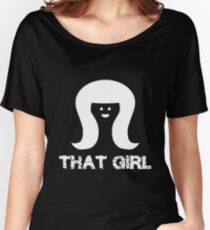 Camiseta ancha Esa chica blanca