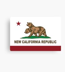 New California Republik Flagge Original Leinwanddruck