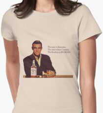 The Bourbon of Sean Connery Women's Fitted T-Shirt