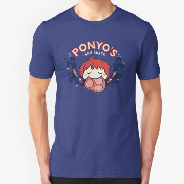 Ponyo's Ham Shack Slim Fit T-Shirt