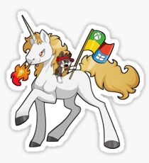 NinjaCat Unicorn Sticker