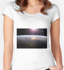 sci fi Women's Fitted Scoop T-Shirt