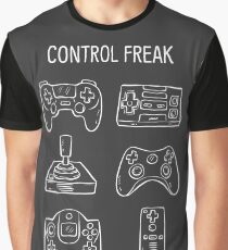 Control Freak Video Game Controller T Shirt Graphic T-Shirt