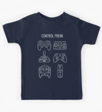 Control Freak Video Game Controller T Shirt Kids Tee